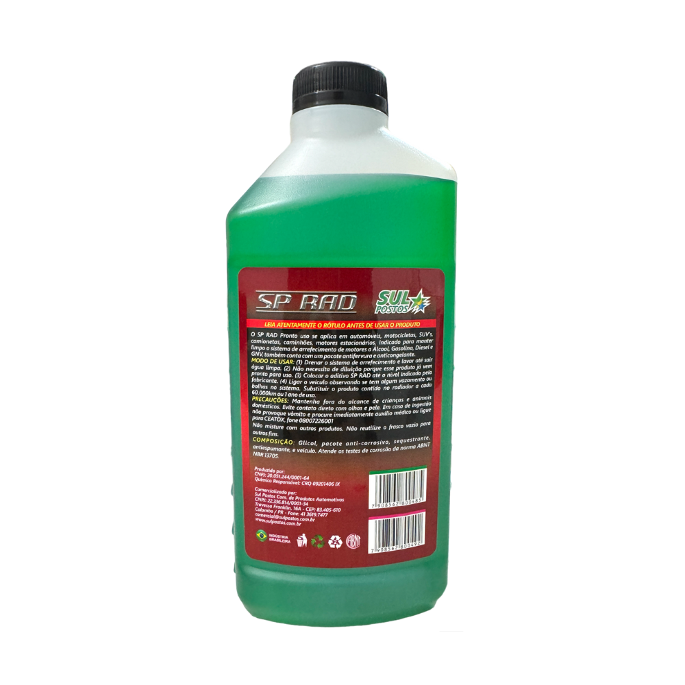 ADITIVO RADIADOR SPRAD PRONTO USO VERDE - SULPOSTOS (5)
